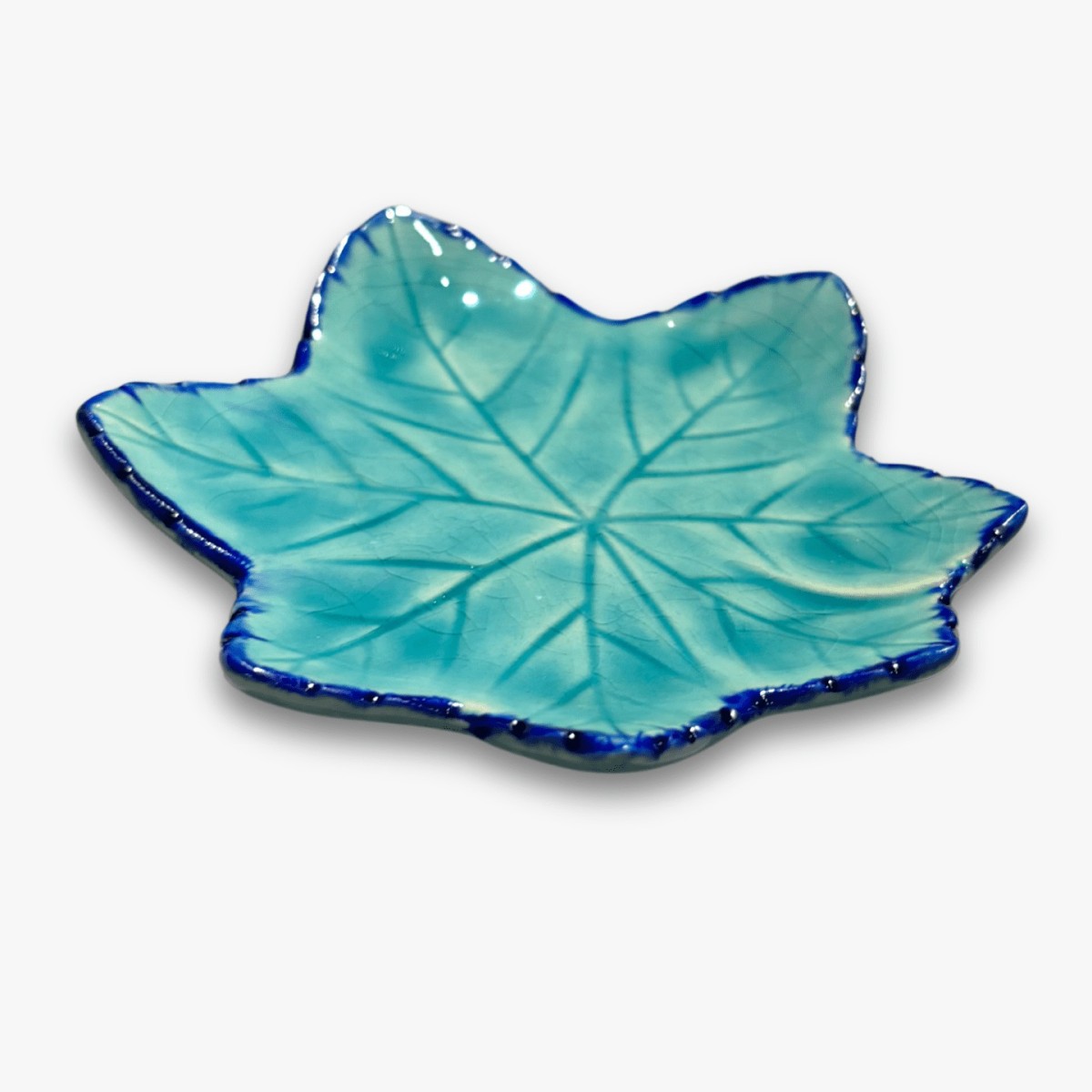 Plato MOMIJI turquesa
