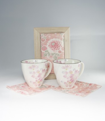 Set 2 Taza c/asa HANAMATSURI