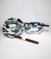 Set 2 cuencos con palillos RYU