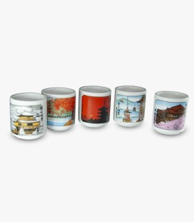 Set 5 chupitos sake KYOU no SHIKI