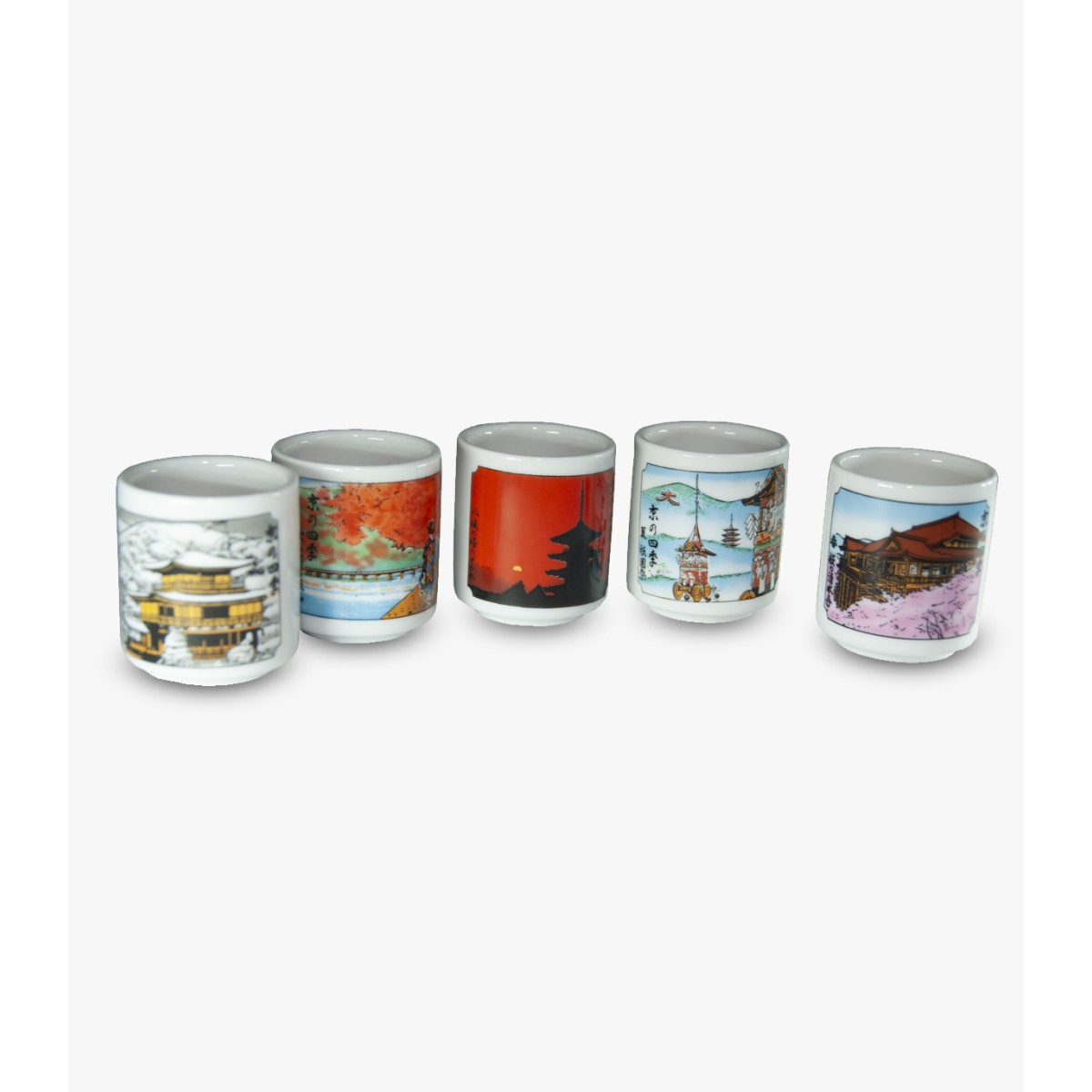 Set 5 chupitos sake KYOU no SHIKI