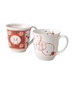 Set 2 tazas c/asa HANAUSAGI