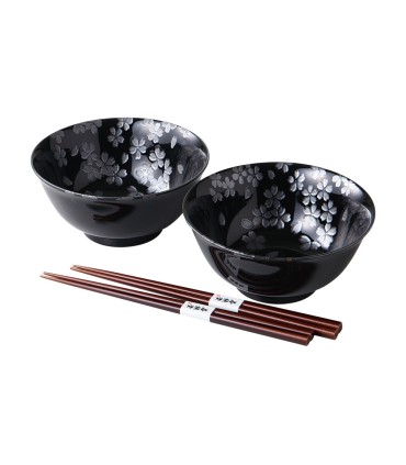 Set 2 Cuencos c/palillos GINSAI SAKURA