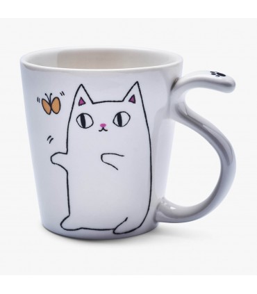 Taza gato SHIPPO shiro