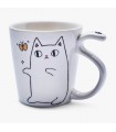 Taza gato SHIPPO shiro