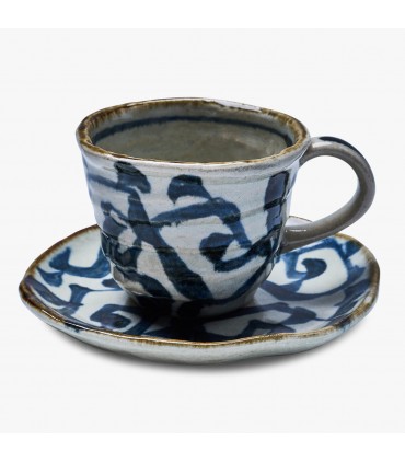Taza café c/plato TAKOKARAKUSA