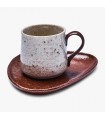 Taza café c/plato NATURARU 150cc