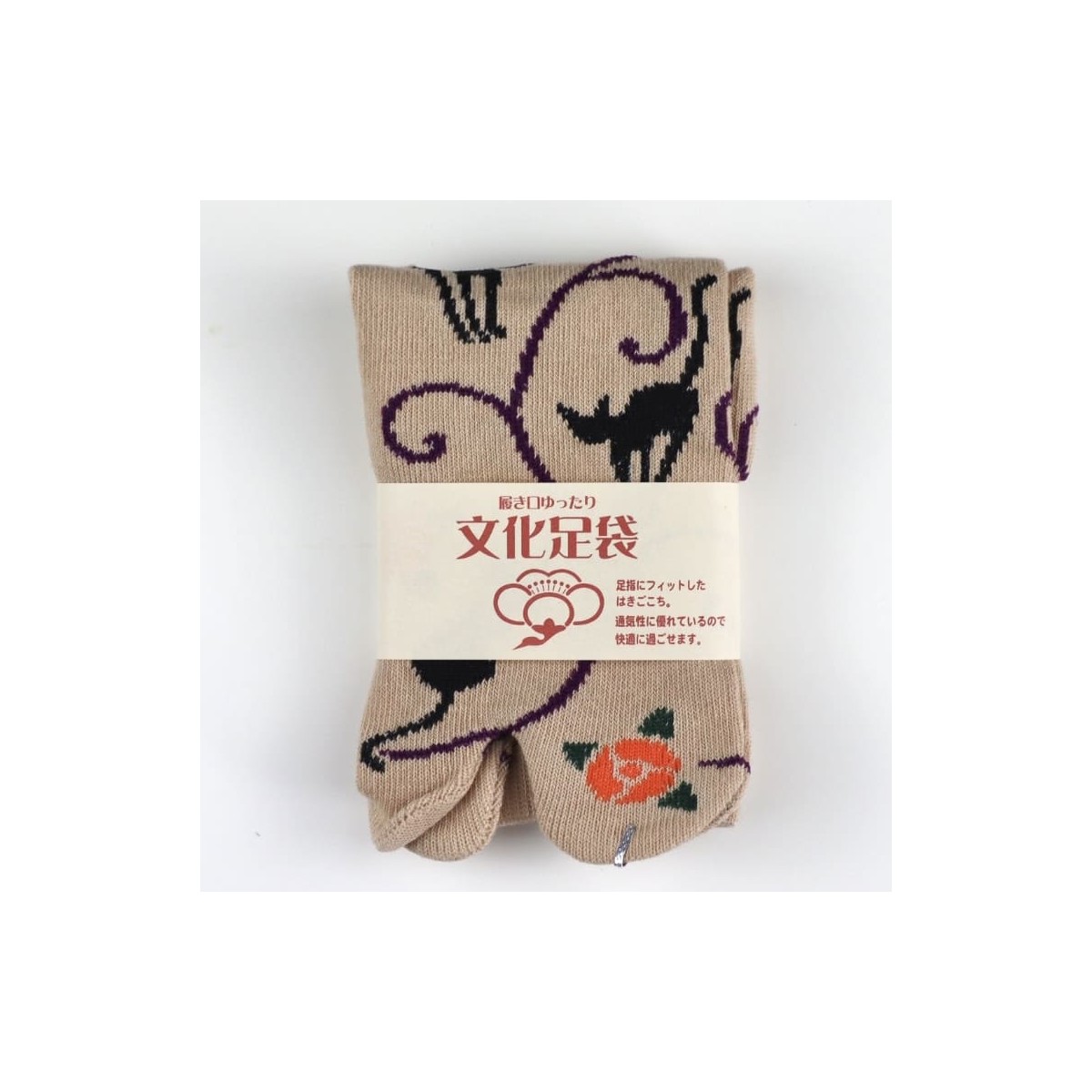 Calcetines TABI 36-39 KuroNeko momo mujer
