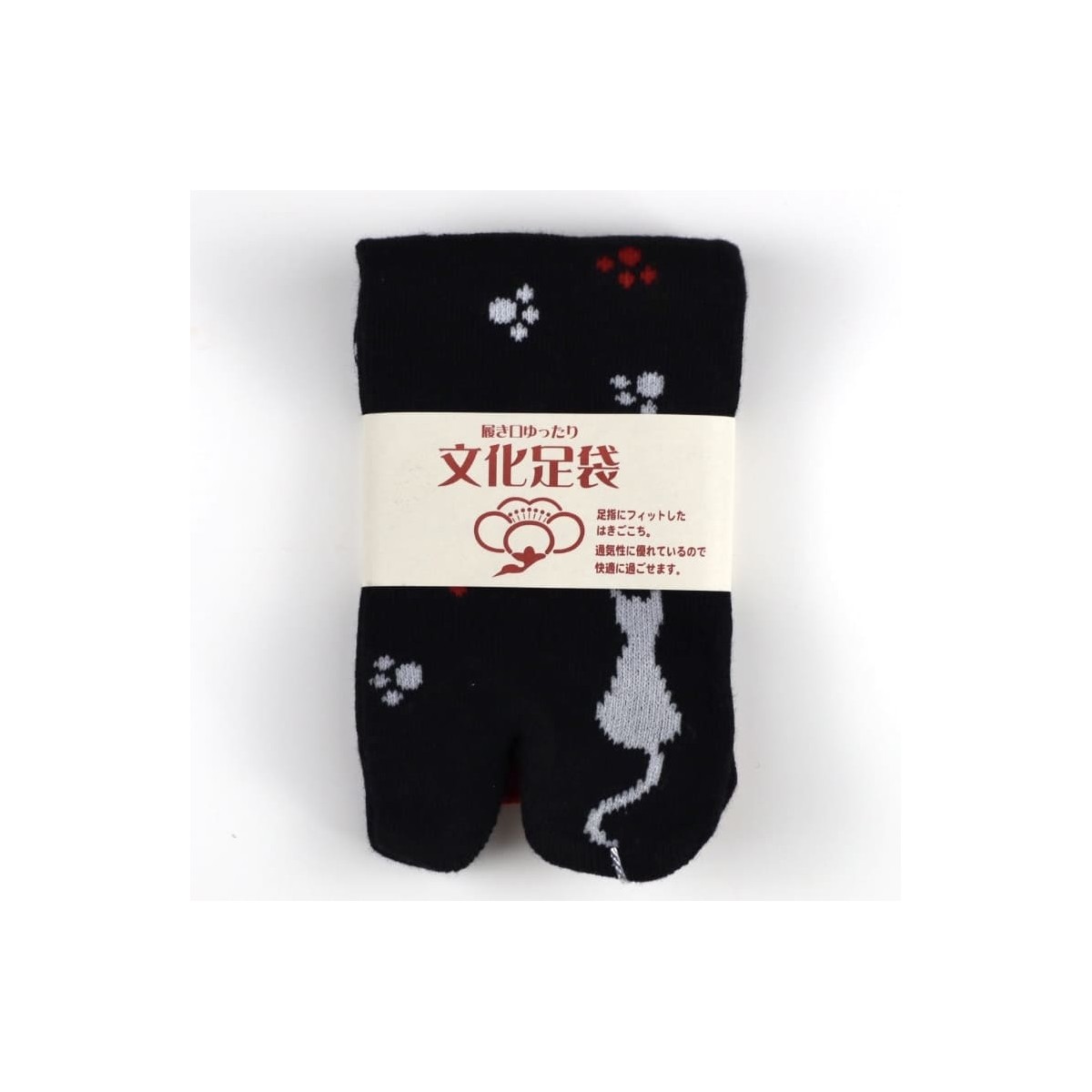 Calcetines TABI 36-39 Neko no Ashiato mujer