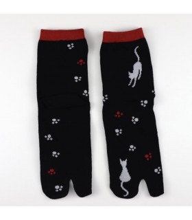 Calcetines TABI 36-39 Neko no Ashiato mujer