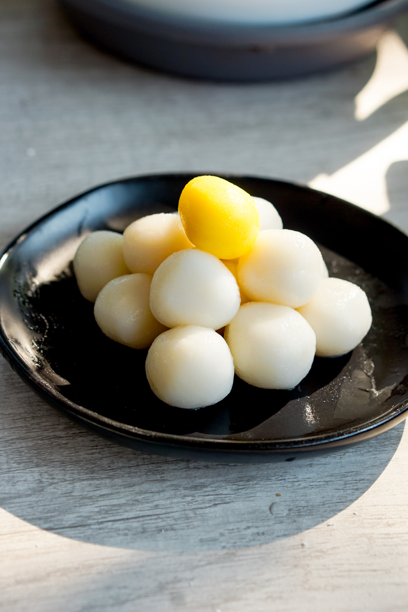 Dangos de tsukimi, un dulce tradicional en esta celebración de septiembre