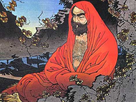 Bodhidharma, el monje que se considera el padre del Budismo japonés y que además inspira al Daruma